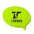 Fluorescent Green Logo - Racket String Shock Absorber
