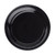 Black - Plastic Solid Color Flying Discs 9.25"