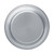 Silver - Plastic Solid Color Flying Discs 9.25"