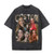 Mens Washed Vintage T Shirts Unisex Short Sleeve