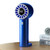 White - Portable Digital Display Turbo Fan