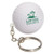 White - Golf Ball Stress Reliever Key Chain