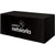 Black - Fitted 3-sided Table Cover - fits 6 foot standard table
