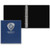 Executive Blue Imprinted - 1" Round Junior Ring Vinyl Binder