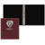 Executive Burgundy Red Imprinted - 1" Round Junior Ring Vinyl Binder