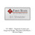 Full Color Digitally Printed Badge with Engraved Names