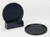 2-Pc Round Rim Coaster Set w/Base