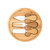 Bamboo Brown Blank - Harper Mini Bamboo Cheese Board Knife Set