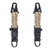 Camouflage Blank - Rope Key Chain w/Whistle Flint