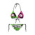 Women's Halter Triangle Bikini Tie Side Two Piece Swimsuits