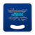 Blue Eyecandy Digital Transfer - Square Hand Fan