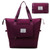 Burgundy - Large Capacity Folding Travel Bag