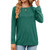 Green - Women Long Sleeve Casual Pullover