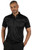 Black - Men's Bonded Collar Dress Polo