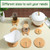 Pig Shaped Bamboo Coaster and Table Top Decoration