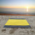 Yellow/Grey Blank - Sand Free Travel Beach Mat Pocket Blanket