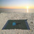 Army Green/Grey Logo - Sand Free Travel Beach Mat Pocket Blanket