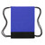 Blue - Deluxe Waterproof Drawstring Gym Bag