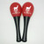 Black/Red Logo - Plastic Colored Sand Hammer Toy
