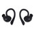 Black Blank Earbuds View - Dripz Waterproof Wireless Earbuds