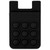 Black Blank - Popper Stress Reliever Silicone Phone Wallet