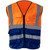 3.8 Oz. Polyester Double Band Class 2 Reflective Safety Vest With 4 Pockets