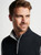 Black Blank Top Front Lifestyle - Peter Millar® Galway Performance Quarter-Zip Vest
