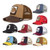 Trucker Hat Or Mesh Back Cap With Multi Color Jacquard Weave Patch