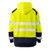 Hi Vis Class 3 Color Block Safety Hoodie With Segmented Tape And Kangaroo Pocket