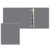 Gray Blank - 3" Calssic Angle D Ring Binder
