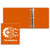 Orange Imprinted - 3" Calssic Angle D Ring Binder