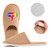 Beige Logo - Polar Fleece Disposable Slippers