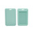 Cyan - ID Badge Holders Hard Plastic Vertical Card Cases