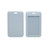 Gray-Blue - ID Badge Holders Hard Plastic Vertical Card Cases