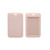 Light Pink - ID Badge Holders Hard Plastic Vertical Card Cases