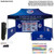 72 Hr Fast Ship - Supreme Package, 20' Sublimated Tent, 20' Backwall, 2 Half sidewalls, tablecloth