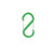 Green Blank - Big Size S Carabiners