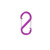 Purple Blank - Big Size S Carabiners