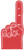 Red - 16" #1 Foam Finger