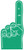 Kelly Green - 16" #1 Foam Finger
