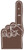 Brown - 16" #1 Foam Finger