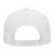 Back - White - OTTO Polyester Foam Front 5 Panel Pro Style Mesh Back Trucker Hat