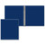 Royal Blue Blank - 1/2" Round Junior Ring Vinyl Binder
