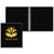 Black Imprinted - 1/2" Round Junior Ring Vinyl Binder