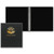 Executive Black Imprinted - 1/2" Round Junior Ring Vinyl Binder