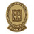 Antique Brass Logo - 7/8" Die Struck Antique Lapel Pin