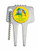 Steel Divot Tool w/Chain and Full Color Imprint Epoxy Dome