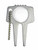 Steel Divot Tool w/Chain and Full Color Imprint Epoxy Dome