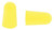 Yellow/White Blank - Soft Foam Earplugs in Reusable Case (Factory Direct- 10-12 Weeks Ocean)