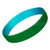 Green/Light Blue - Color Coat Wristbands